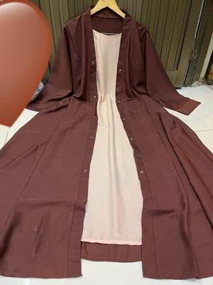 Georgette Full Abaya With Stoller Dubai Style
