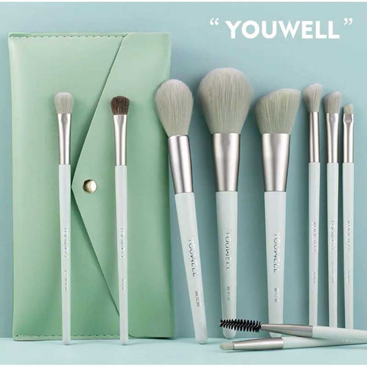 7 Pcs makeup Brush Set Complete Lip Brush Eye Shadow Loose Powder Brush Beauty Tools With Pouch